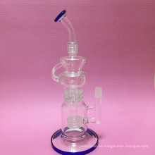 Venta al por mayor del aceite DAB Rig Recyclers Glass Smoking Pipe